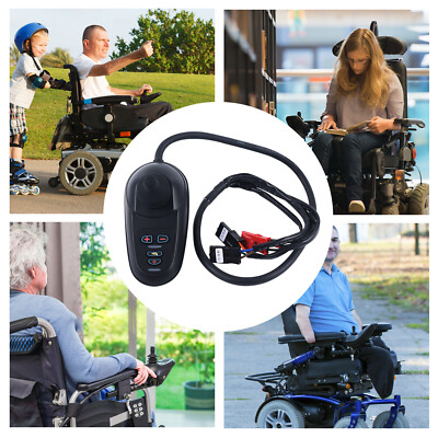Waterproof Instruction Joystick Electric Power 4 Keys Wheelchair Controller New