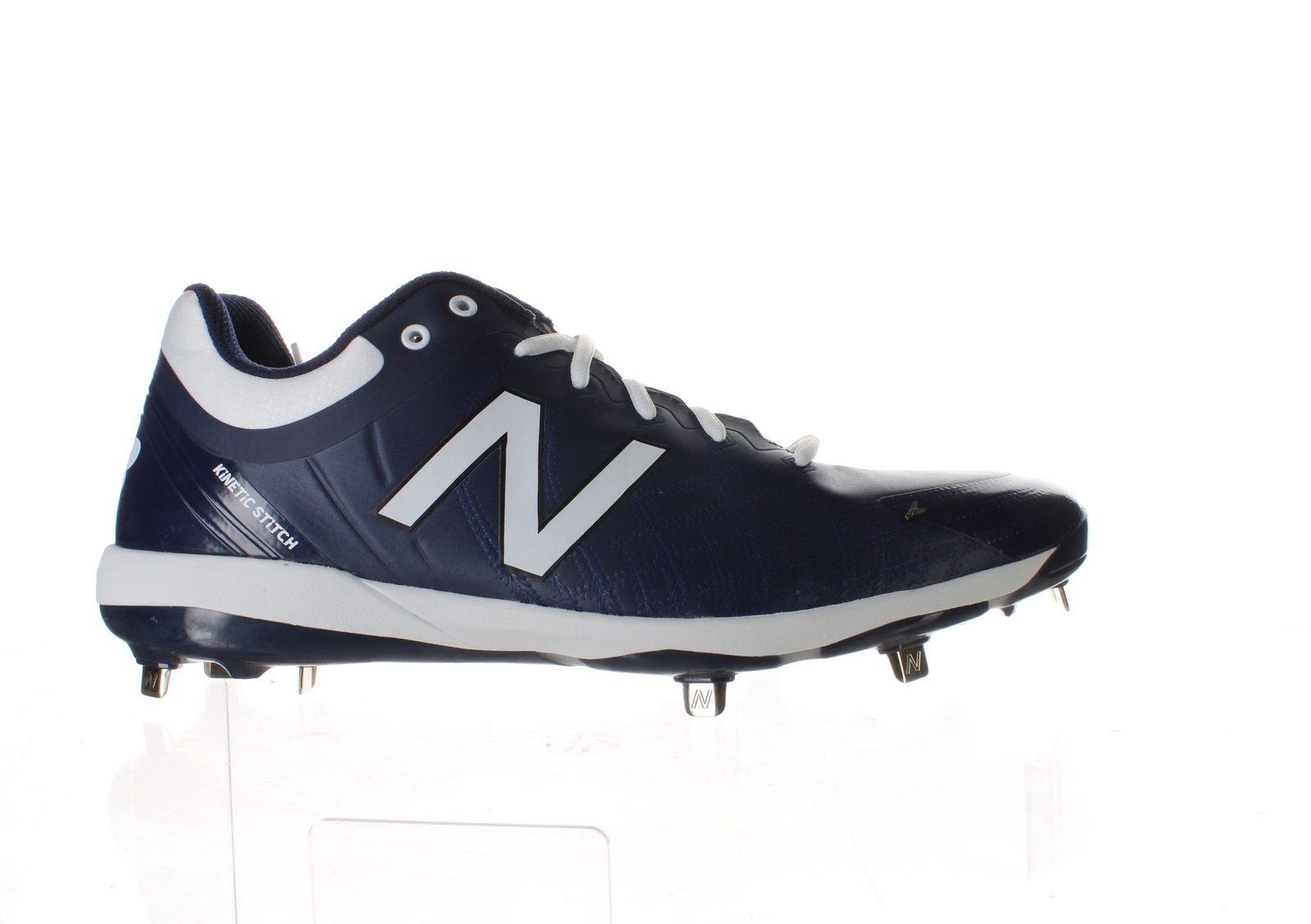 New Balance Mens L4040tn5 Navy/White Baseball Cleats Size 15 (2079166)