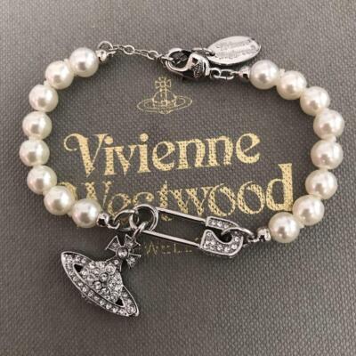 Vivienne Westwood Bracelet Pearl Clip Silver NO BOX [EJ922 | eBay