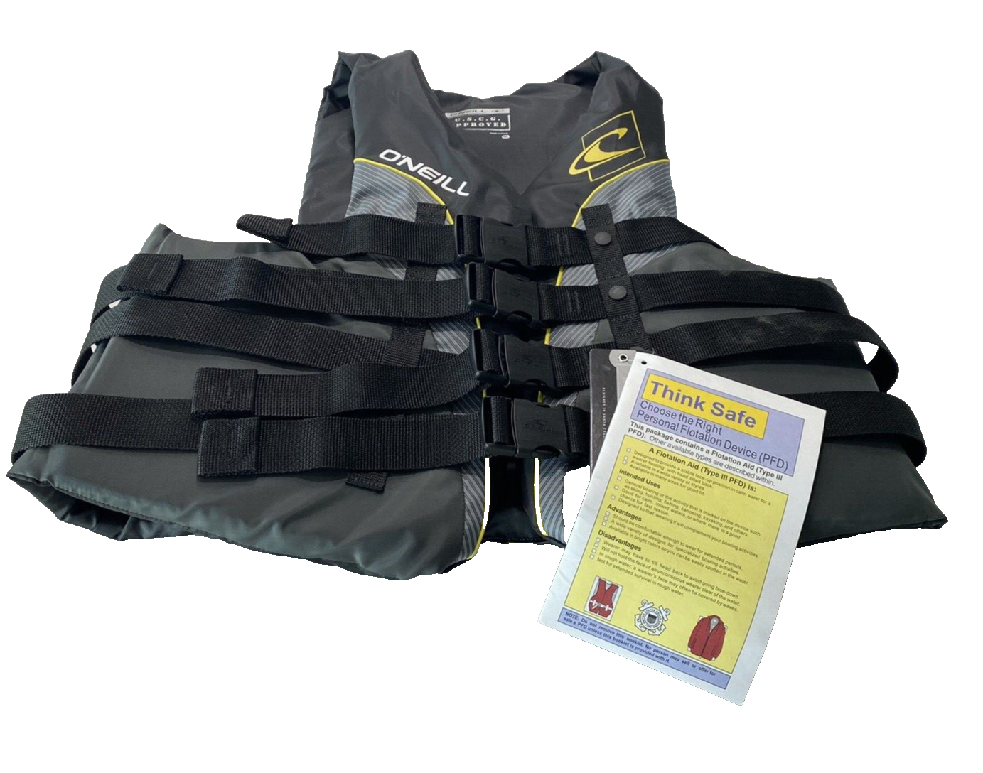 O'Neill life jacket vest adjust superlite DX5 4XL mens USCG 4723DX5 BRAND NEW eBay
