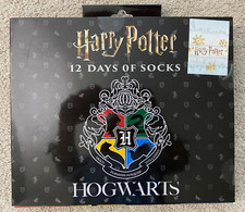 Harry Potter 12 Days of Socks Mens Limited Edition, Size 6-12, 6 Crew, 6 Low-Cut