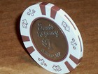 Old $1 SANDS REGENCY Casino Poker Chip Vintage Antique BJ Die/Suits Mold Reno NV — photo 2