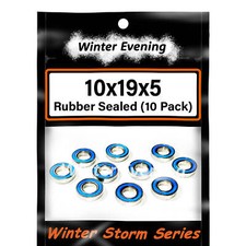 Winter Evening - 10x19x5mm 6800-2RS 10 Rubber Sealed Bearings 