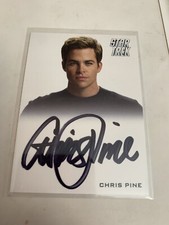 Star Trek Chris Pine Beyond Autograph card Rittenhouse Movie