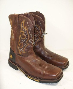 justin hybred work boots
