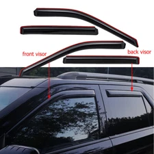 For 2011-2019 Ford Explorer In-Channel Smoke Window Visor Vent Shade Rain Guards