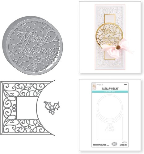 Spellbinders Stampi da Taglio in Metallo Allegro Filigrana Costruttore di Carte S5-464 - Foto 4 di 4