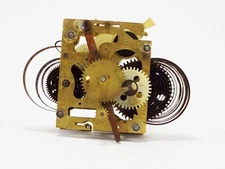 mechanism alarm clock parts gears brass plate steampunk component clockwork 