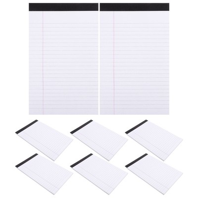 8pcs Legal Note Pads A5 Memo Writing Ruled Office School Pads Notepad