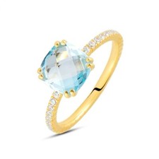 Anello Donna STROILI 1419207 Oro 9kt 375 Topazio Misura 14