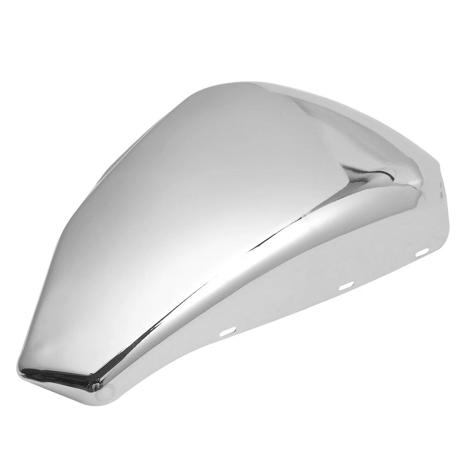 Chrome Steel Left Side Battery Cover Panel For 04-13 Harley Sportster 883 & 1200 Foto 4 de 4