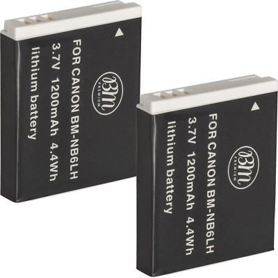 BM 2X NB-6L NB-6LH Batteries For Canon SX600 HS SX610 HS SX700 HS SX710 HS 