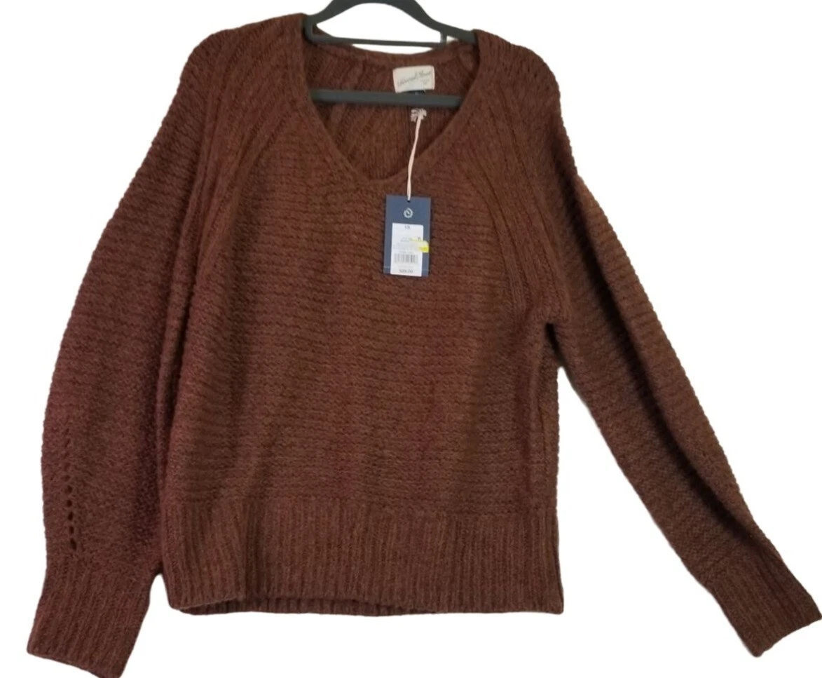 Universal Thread Goods Co Womens size XS Sweater Pullover Brown V