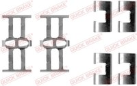 Quick Brake 109-1118 ZubehöRset, Scheibenbremsbelag FüR Fiat, Honda, Rover,