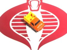 Micro Machines Vehicle Orange FIRE RESCUE TRUCK Galoob 1988