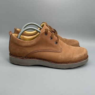 Samuel Hubbard Free Oxford Mens 9.5 Brown Tan Leather Shoes Lace Up Low Sneakers Men main image 3