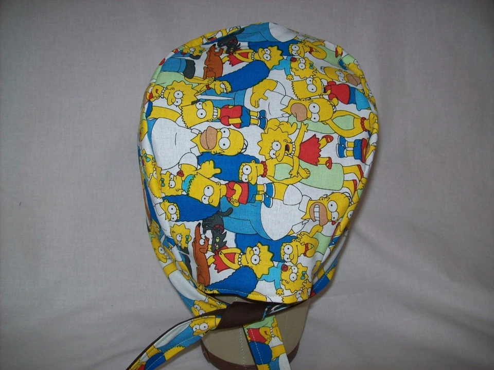 Men/Women Surgical Scrub Cap Lined Comedy Family 100% Cotton - Image 3 of 3