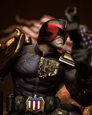 Judge Dredd Fan Art Resin Statue Pro Painted 1/6 Scale - Made To Order - CA3D