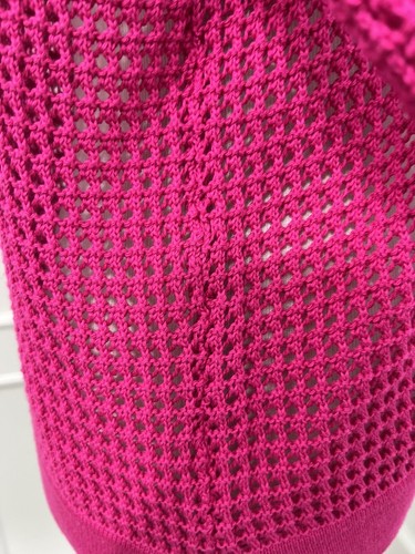 Kasper Woman's Cardigan Sweater Sz Large Open Front Pink Perfection - Picture 4 of 9