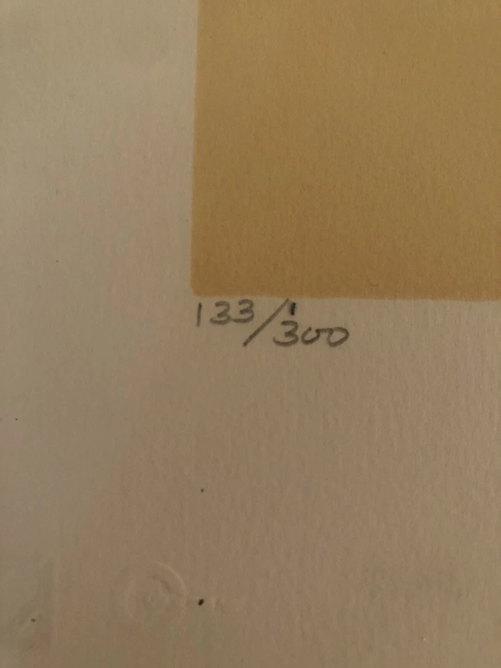 Litografia René Gruau - Au Champs De Cours - Imagem 3 de 3