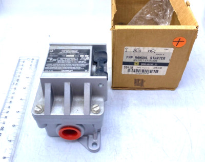 Square D FHP Manual Starter 55419 Class 2510 Type FR-1, 2510FR1 New