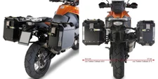 TRIUMPH TIGER 1200 GT EXPLORER 22 GIVI Trekker Outback 37+48 Panniers Side Case