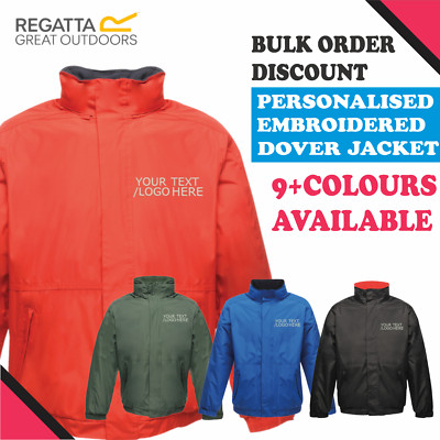 Personalised Embroidered RG045 Dover jacket, customised t shirt