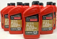 Motorcraft XO5W30QFS GF5 Full Synthetic Motor Oil 12 Quarts 5W-30