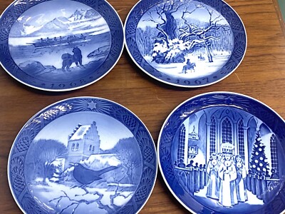 Vintage Royal Copenhagen Christmas Plates 1966-1990 | eBay