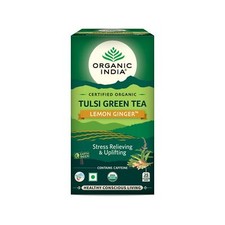 Thé Vert Tulsi Bio India, 25 Sachets De Thé Chaque Ensemble De 2