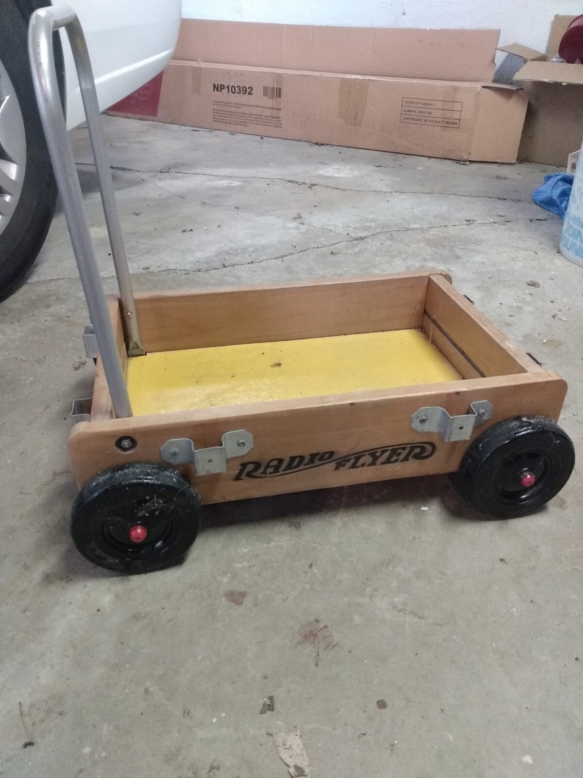 Radio Flyer Childs Doll Pull Wagon Wooden 13