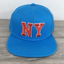No Fear New York Mens Cap Baseball Hat Adjustable Blue Cotton
