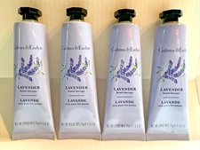 4x Crabtree Evelyn LAVENDER Hand Therapy Cream Lotion NEW Purse Sz 👋🏻 LOT