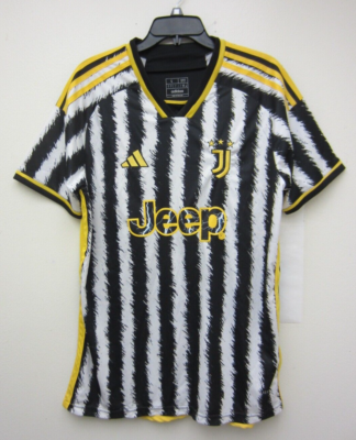 Juventus F.C. Black 2023/2024 Adidas Home Soccer Jersey HS5184