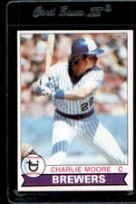 1979 Topps #408 Charlie Moore Milwaukee Brewers - Nice Card