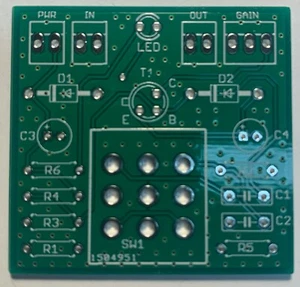 Dallas Rangemaster Booster Treble Overdrive Clone Guitar Effect Pedal DIY PCB