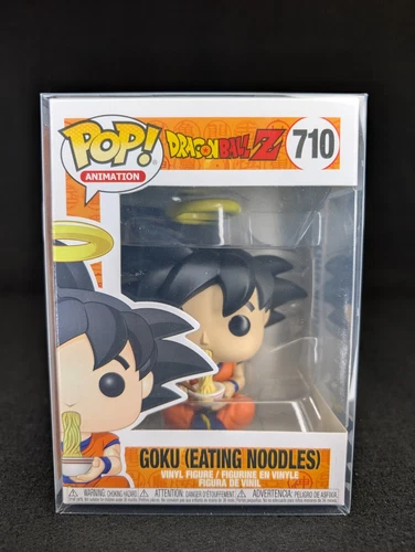 Funko Pop! Vinilo: Dragon Ball - Goku (comer fideos) - Amazon (exclusivo) #710