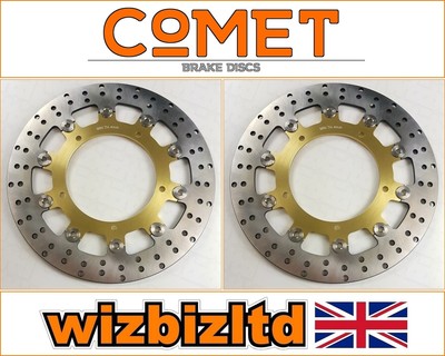 Yamaha XJ6-SP Diversion 2013 [Pair of Comet Front Brake Discs] [Gold RF-Series]
