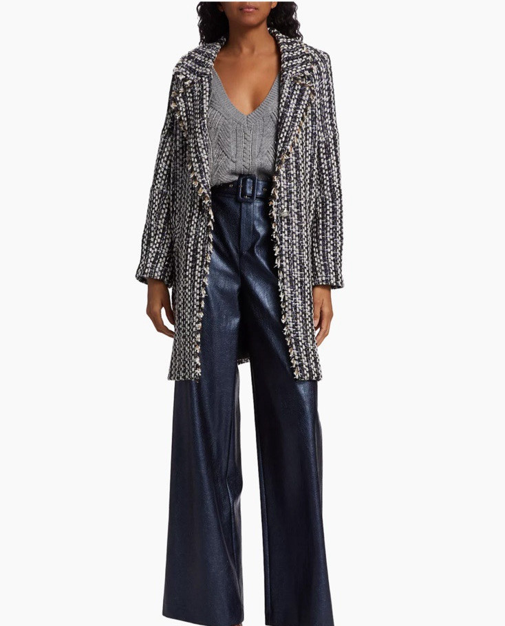 Ramy Brook Valeria Sz S-M Metallic Tweed Jacket NWOT💖/ See details💖 thumbnail 2