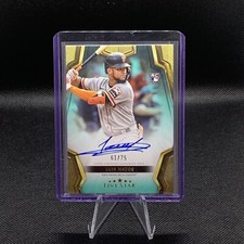 Luis Matos 2024 Topps Five Star Baseball Rookie Aqua Auto/75 Giants