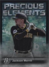 2023 Bowman Platinum - Precious Elements Jackson Merrill #PE-27 (RC) Gem 10