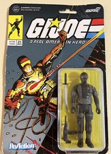 Super7 ReAction G.I. Joe - Snake Eyes Comic Version New 3.75 Action Figure