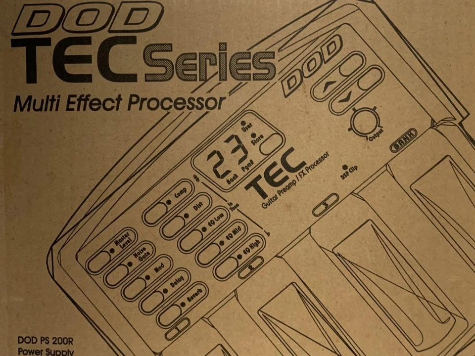 DOD Votec Vocal Effects Processor Pedal - Tested Working - (Used Condition) - Image 2 of 4