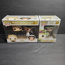 Funko Pop! Royals 01 02 Duke & Duchess of Sussex 2-Pack Vaulted Queen Elizabeth