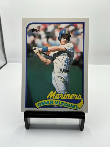 Omar Vizquel #122T 1989 Topps Traded Tiffany card