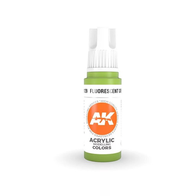 AK Interactive AK11129 - Fluorescent Green 17Ml - New