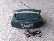 Sony CFD-V17 Portable Stereo Boombox AM FM CD Cassette Player Mega Bass READ