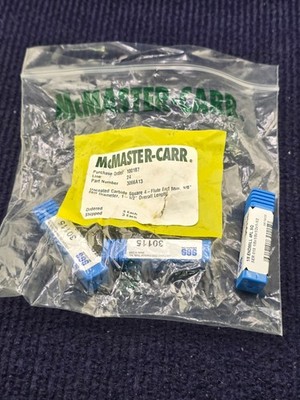 (QTY 3) McMASTER-CARR 3066A13 Uncoated Carbide 4-Flute End Mill 1/8'' Dia 1/2''OAL