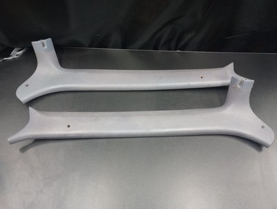 OEM 1987-1991 Ford F150 F250 F350 Gray A Pillar Trim Panels PAIR L+R 