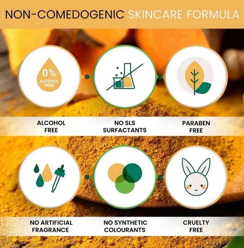 Turmeric Collagen SHEA Butter Brightening Exfoliating Toning Body Scrub PREMIUM - Image 4 of 4